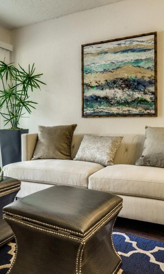 living room at The Hudson
